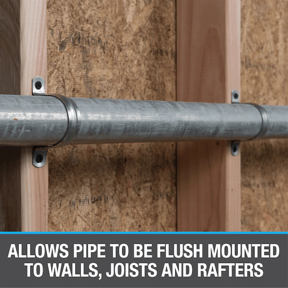 Two Holes Pipe Strap Type Omega